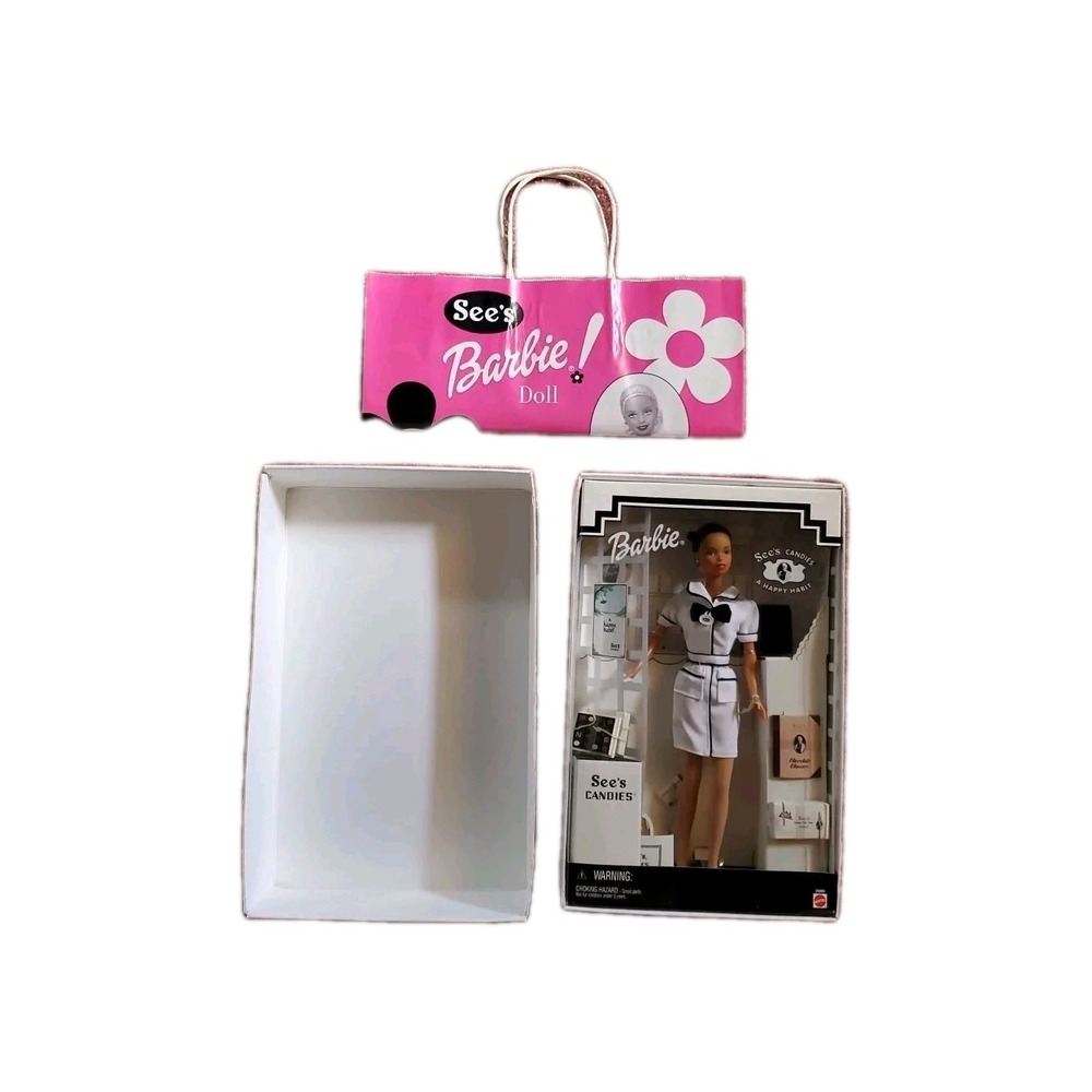 Barbie Doll See's Candy Candies #29309 (1999) NRFB Plus Bag